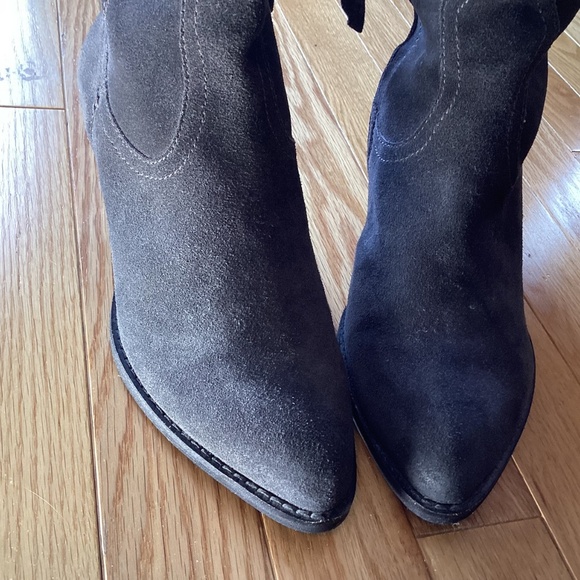 Dolce Vita Grey Suede Over the Knee Boots Size 6.5 EUC - Picture 2 of 13